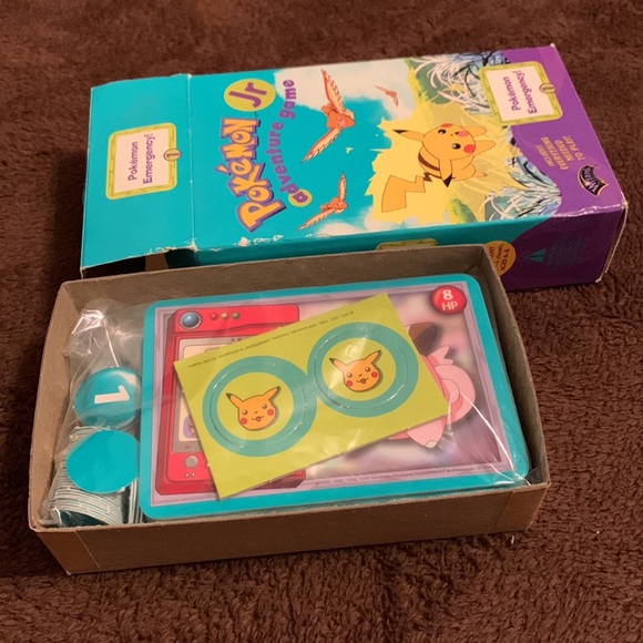 90s Pokémon Jr Adventure Game Vintage Collectors  Complete Rare Hasbro MB RPG - Picture 10 of 12
